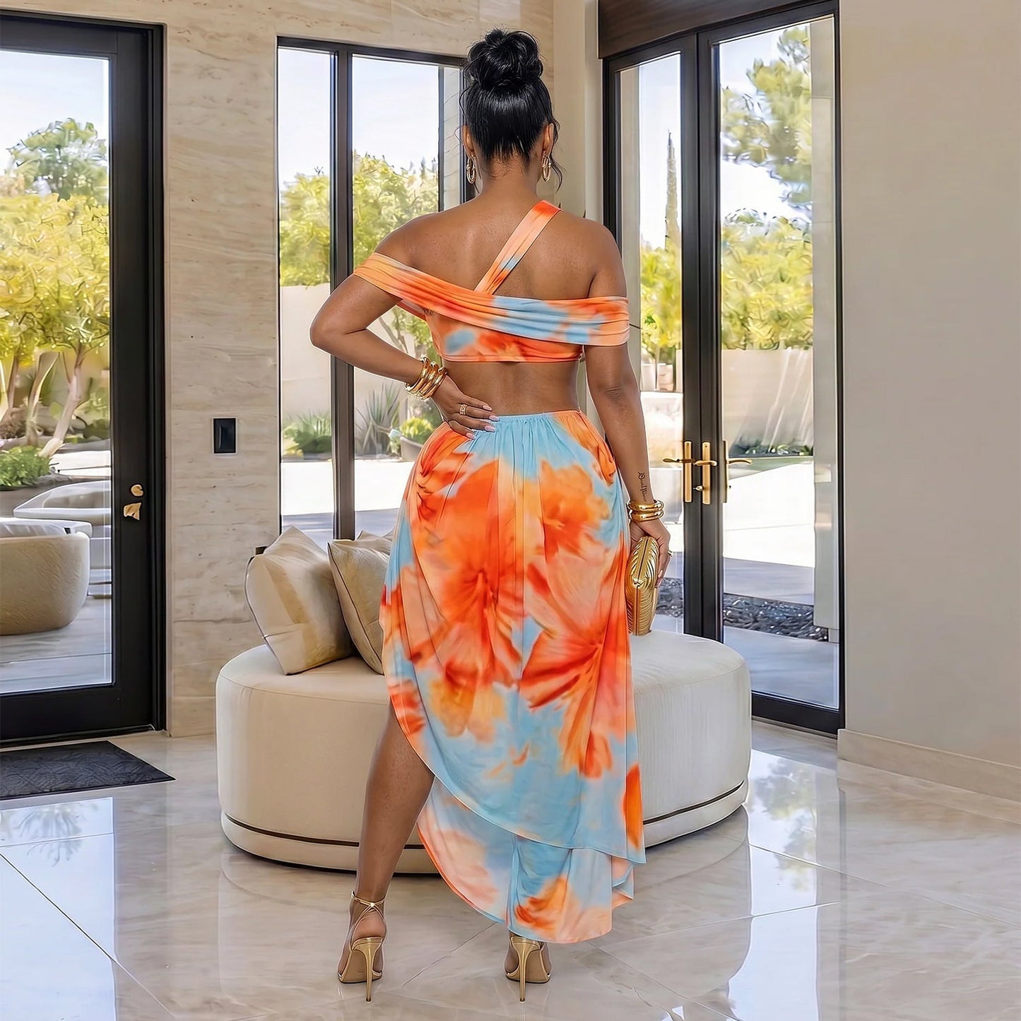 Sexy Exquisite Beach Print Dress