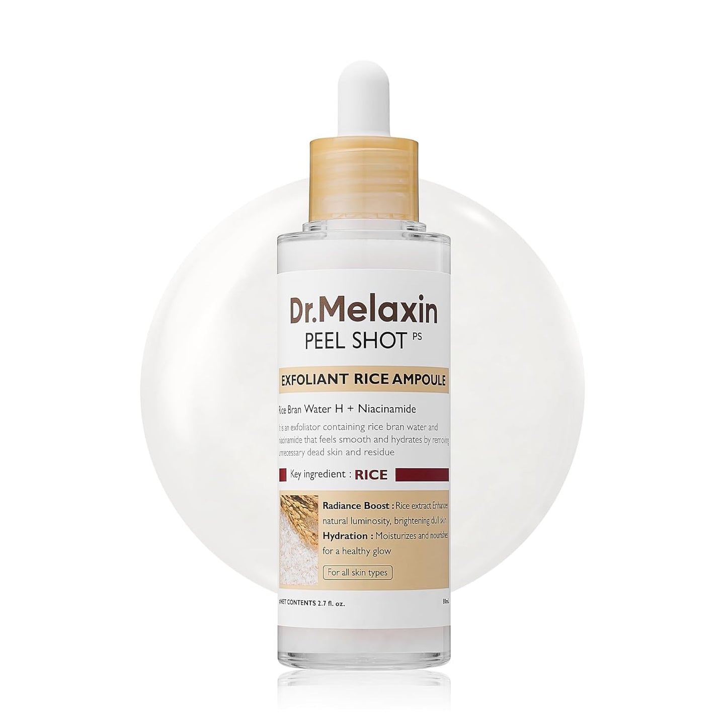 Peel Shot Exfoliant Rice Ampoule