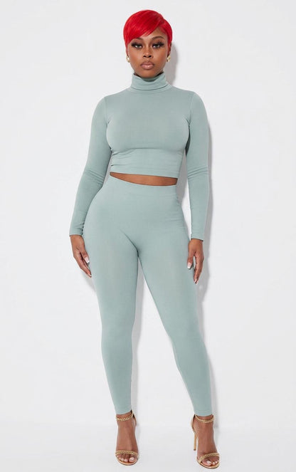 Sculpted High Waisted Leggings Co-ord
