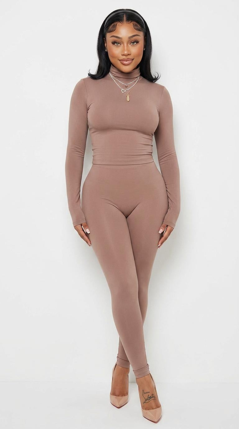 Sculpted High Waisted Leggings Co-ord