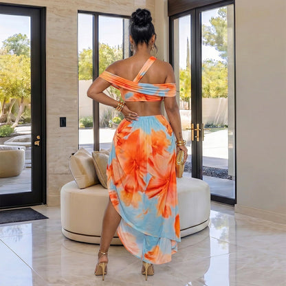 Sexy Exquisite Beach Print Dress