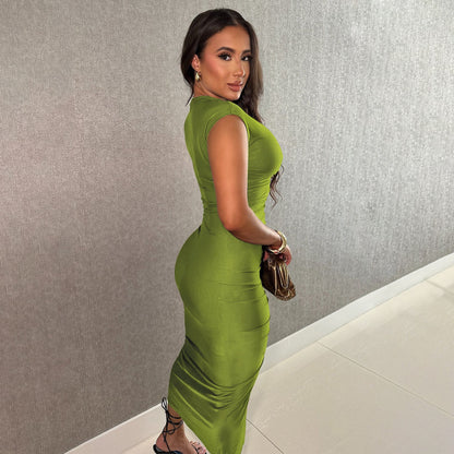 Sexy Deep V Plunge Slim Fit Dress