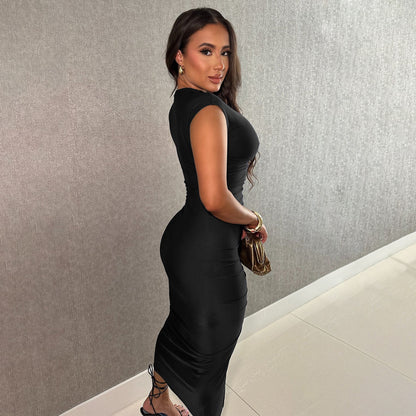 Sexy Deep V Plunge Slim Fit Dress