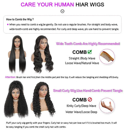 Chocolate Brown HD Lace Body Wave Human Hair Wigs