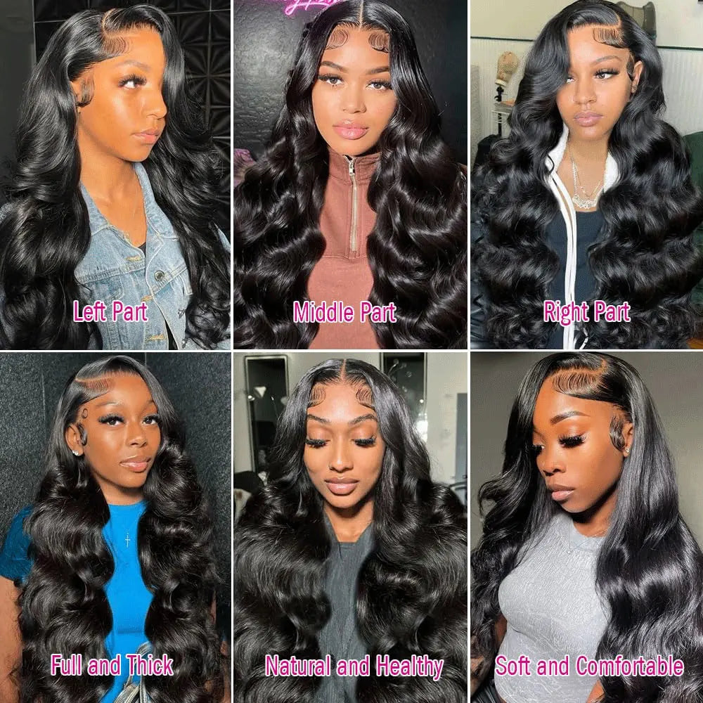 Raw Peruvian Body Wave HD Lace Front Human Hair Frontal Wigs