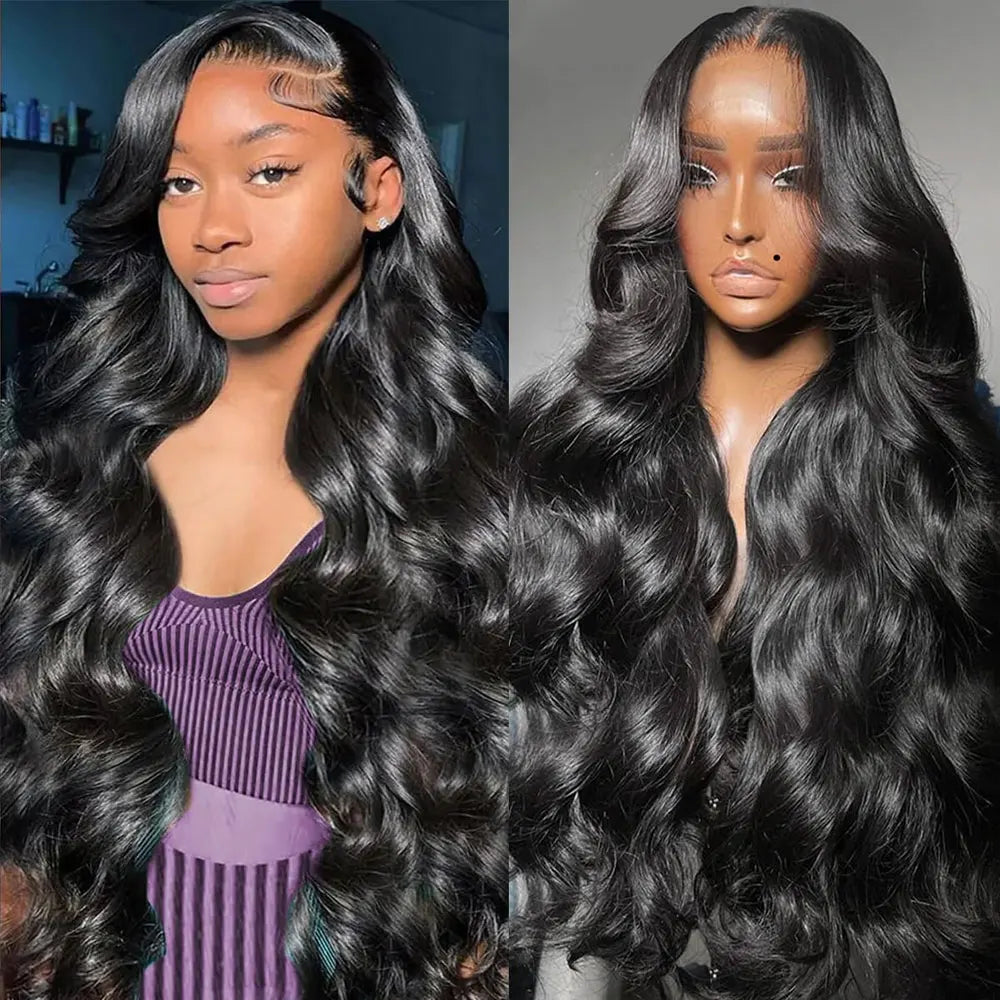 Raw Peruvian Body Wave HD Lace Front Human Hair Frontal Wigs
