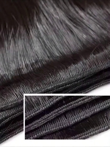 Bone Straight Brazilian Human Hair Bundles Raw Extensions
