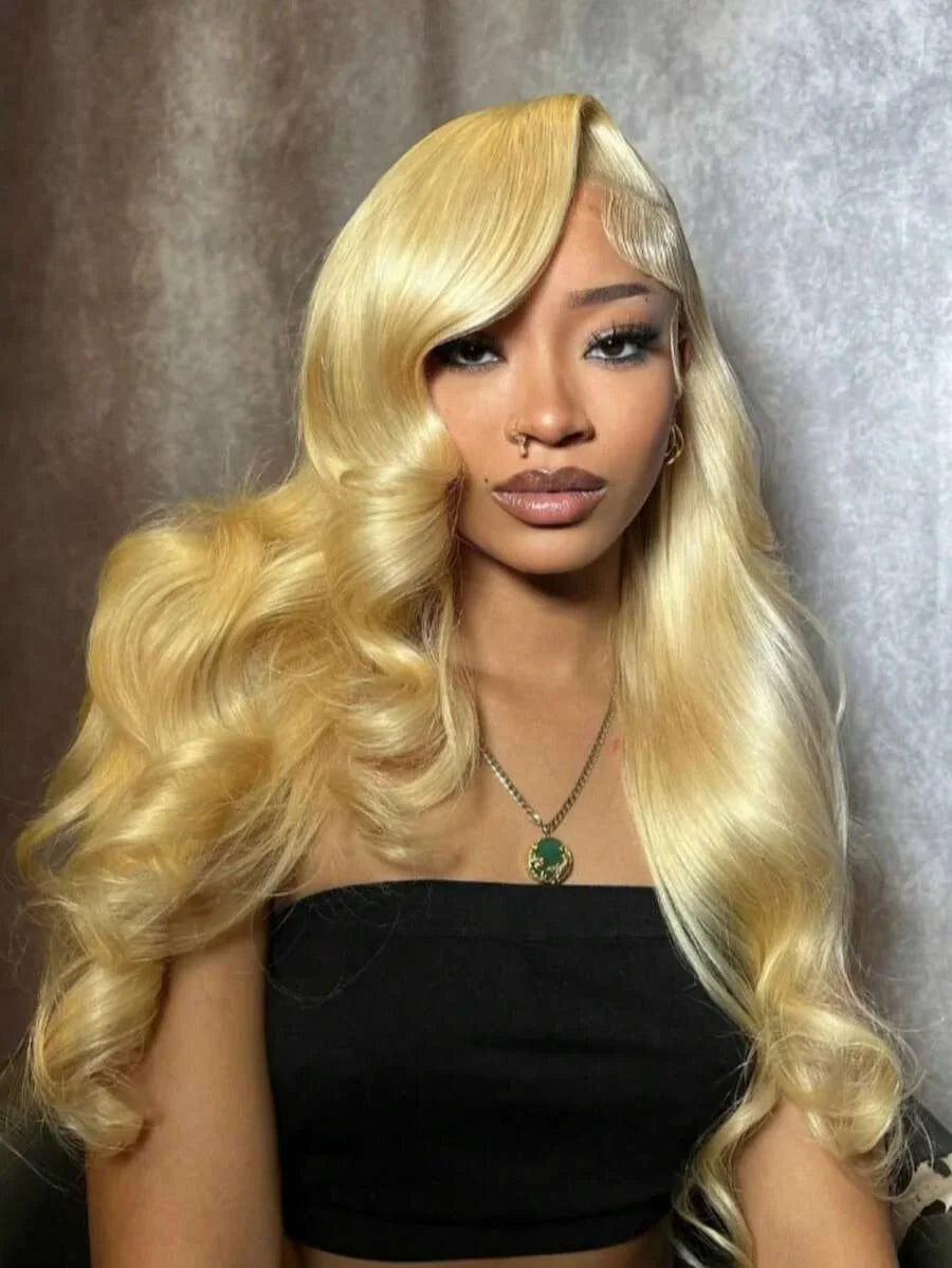 613 Body Wave Lace Front Wig  Natural Hairline With Baby Hair