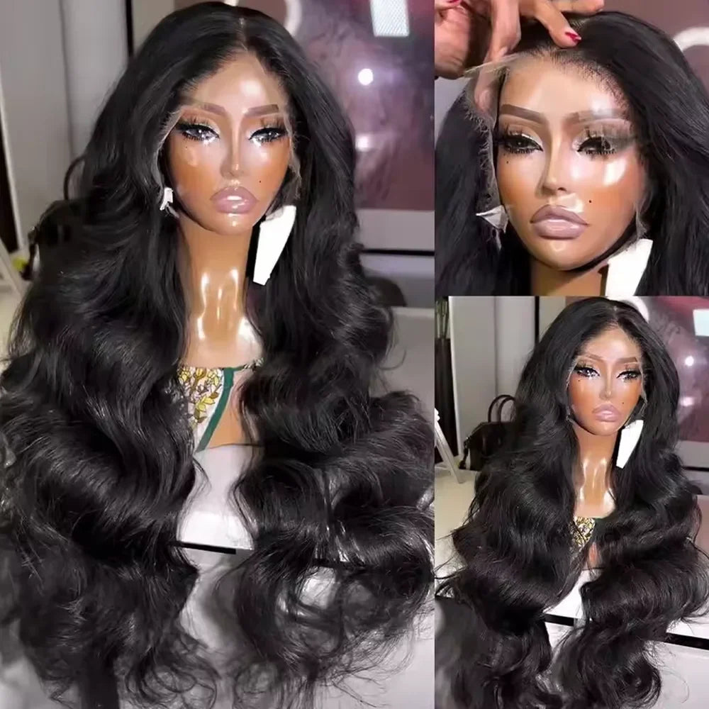 Raw Peruvian Body Wave HD Lace Front Human Hair Frontal Wigs