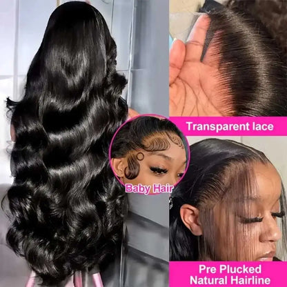 Raw Peruvian Body Wave HD Lace Front Human Hair Frontal Wigs