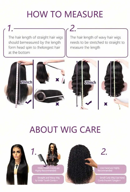 Kinky Straight Pre Plucked Yaki Straight HD Lace Frontal 4C Edges Curly Human Hair Wigs