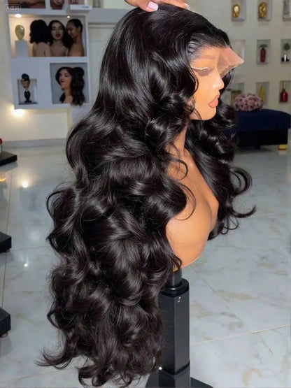Raw Peruvian Body Wave HD Lace Front Human Hair Frontal Wigs
