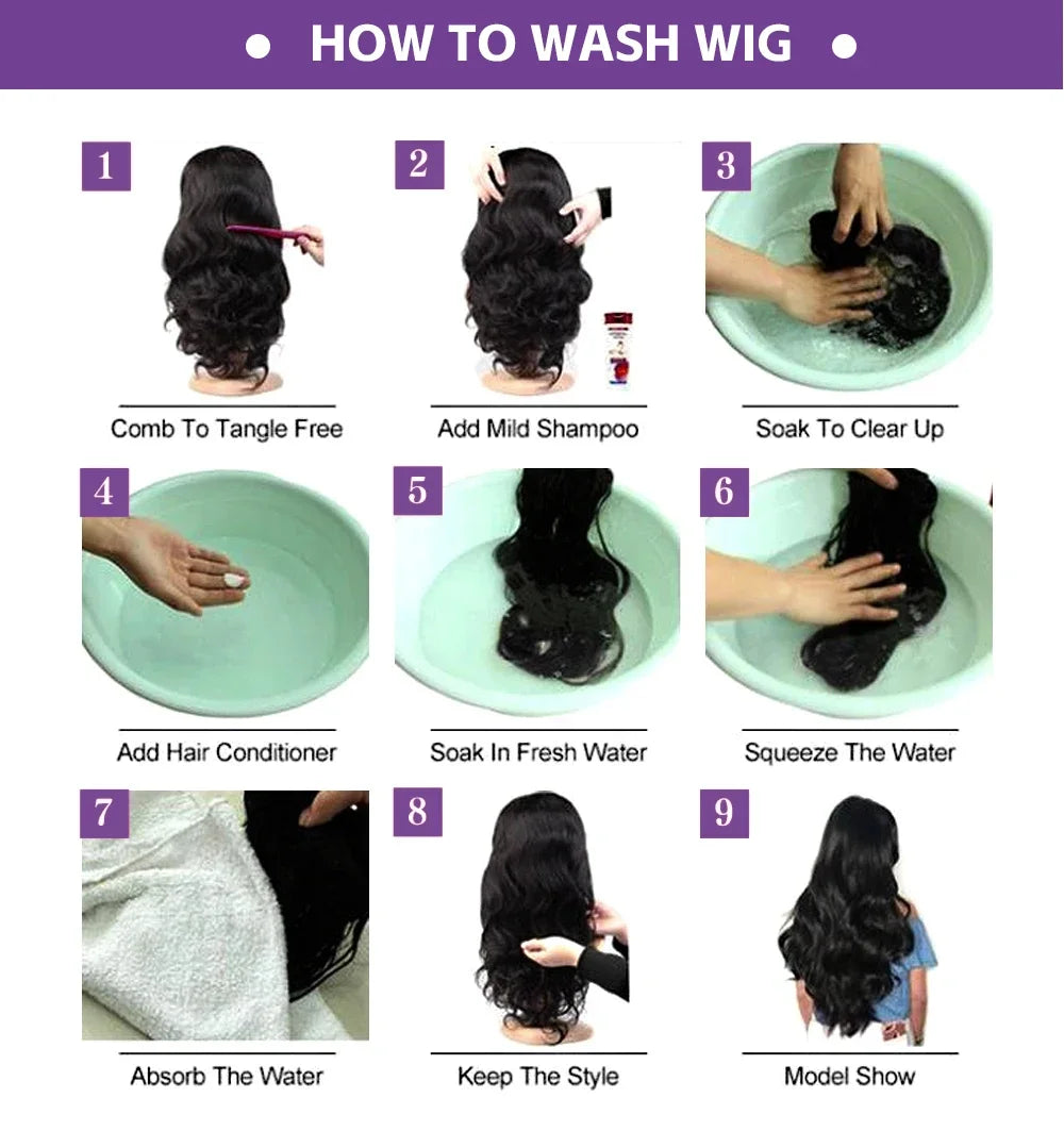 Highlight Human Hair Pre Plucked Hairline Straight Wig