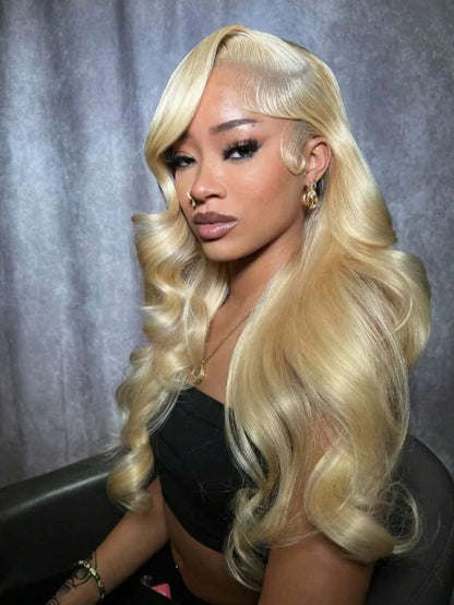 613 Body Wave Lace Front Wig  Natural Hairline With Baby Hair
