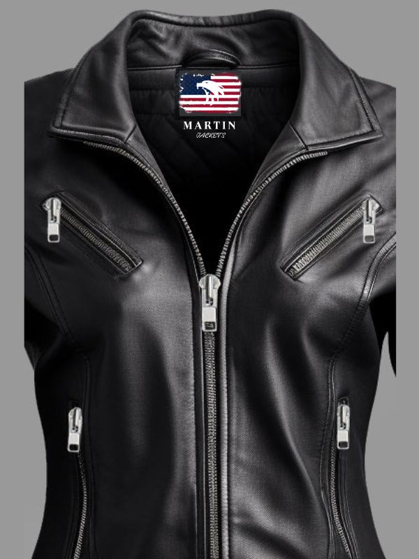 Women Dasha Designer Leather Jacket