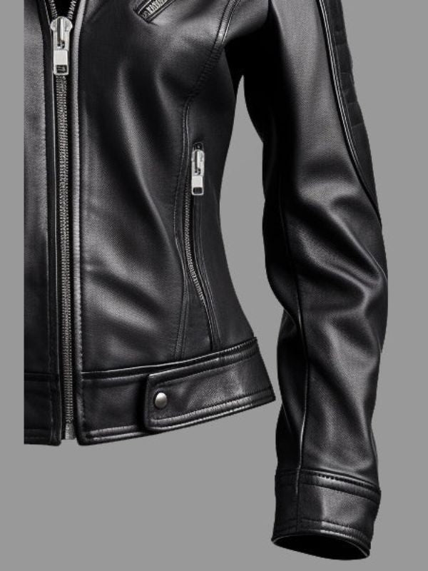Women Dasha Designer Leather Jacket