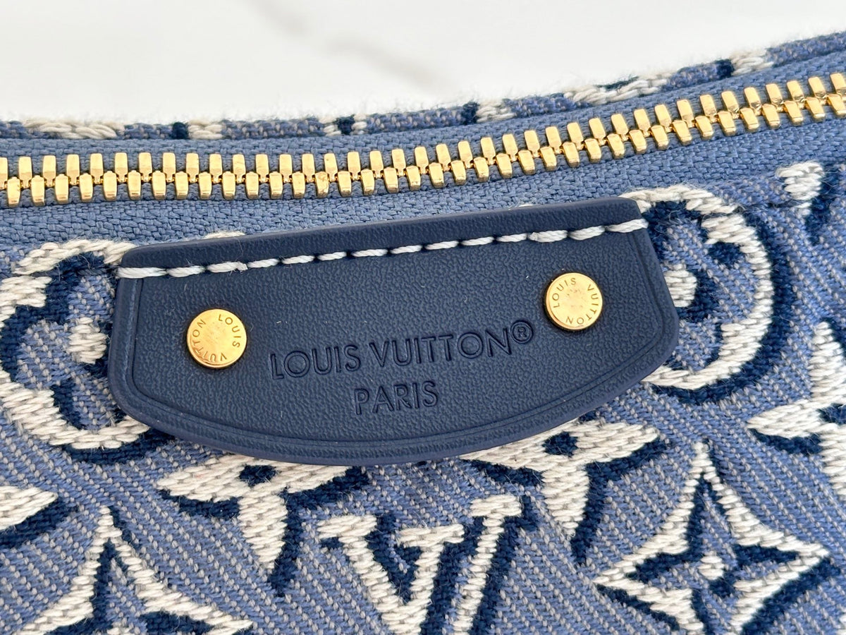 LV Denim Mini Moon Bag