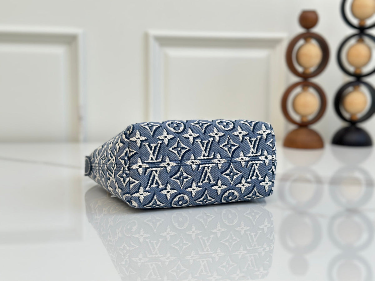 LV Denim Mini Moon Bag