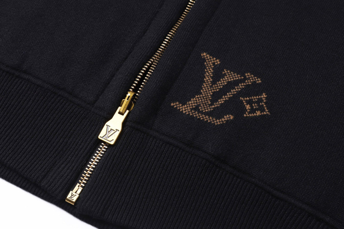 LV Reversible Hooded All-Over Jacket