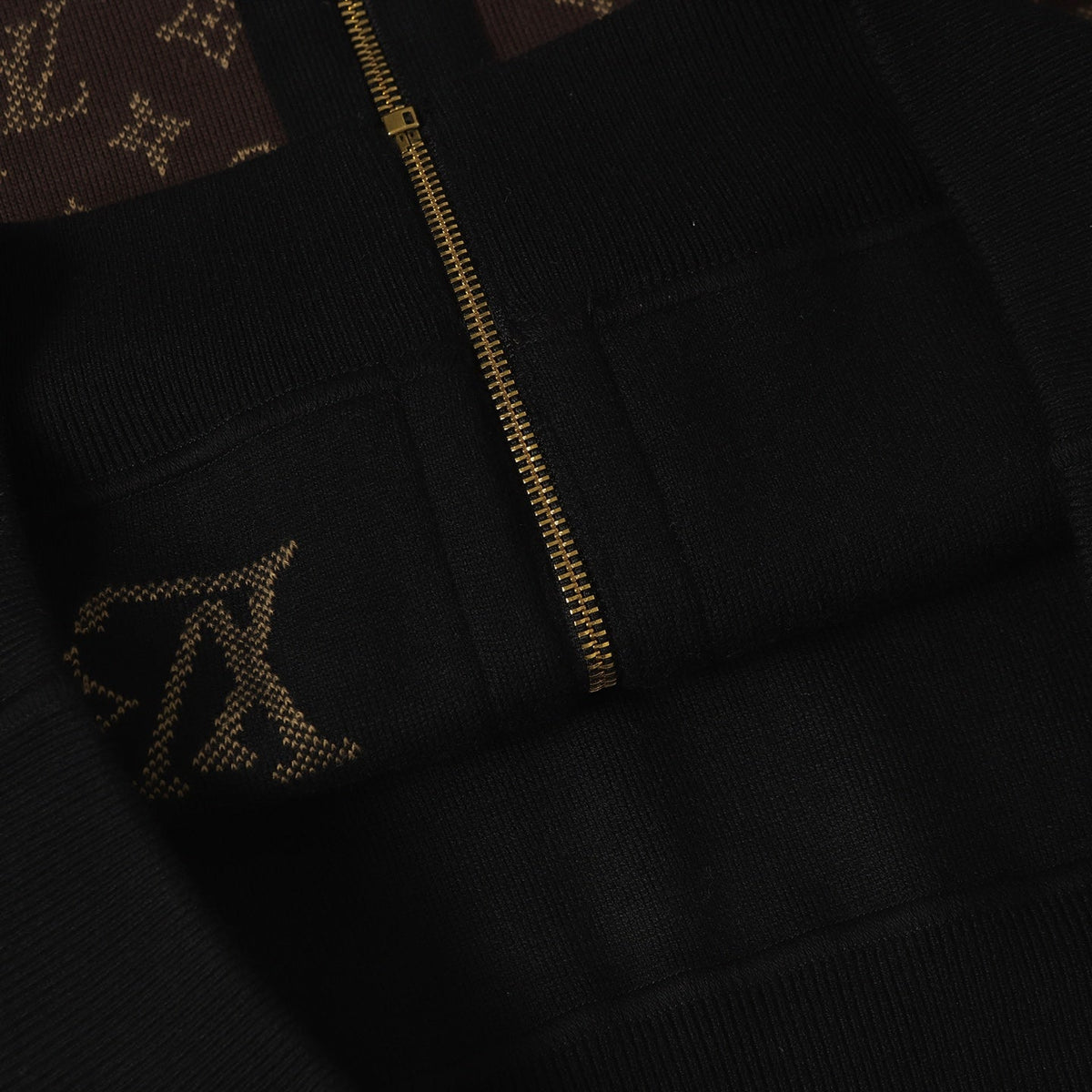 LV Reversible Hooded All-Over Jacket