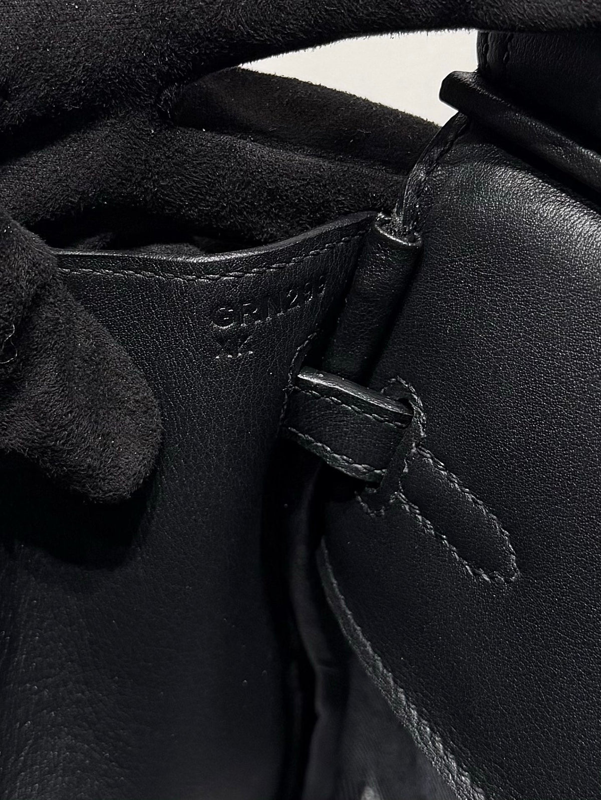 Hermes 25 Cargo Denim Handbag