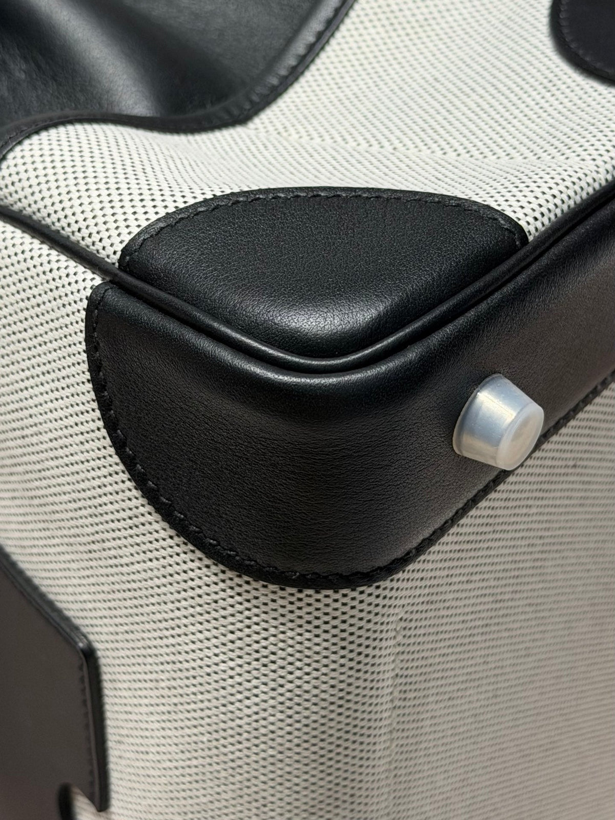 Hermes 25 Cargo Denim Handbag
