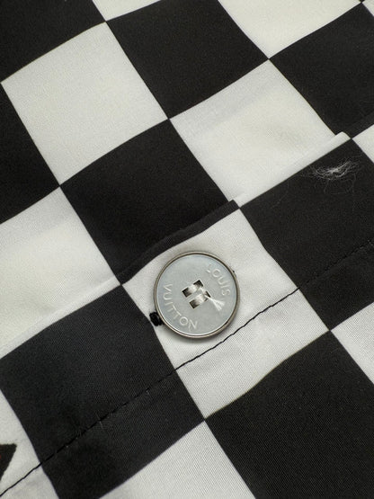 LV Checkered Short-Sleeve Shirt