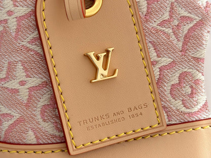 LV Jacquard Shell Handbag